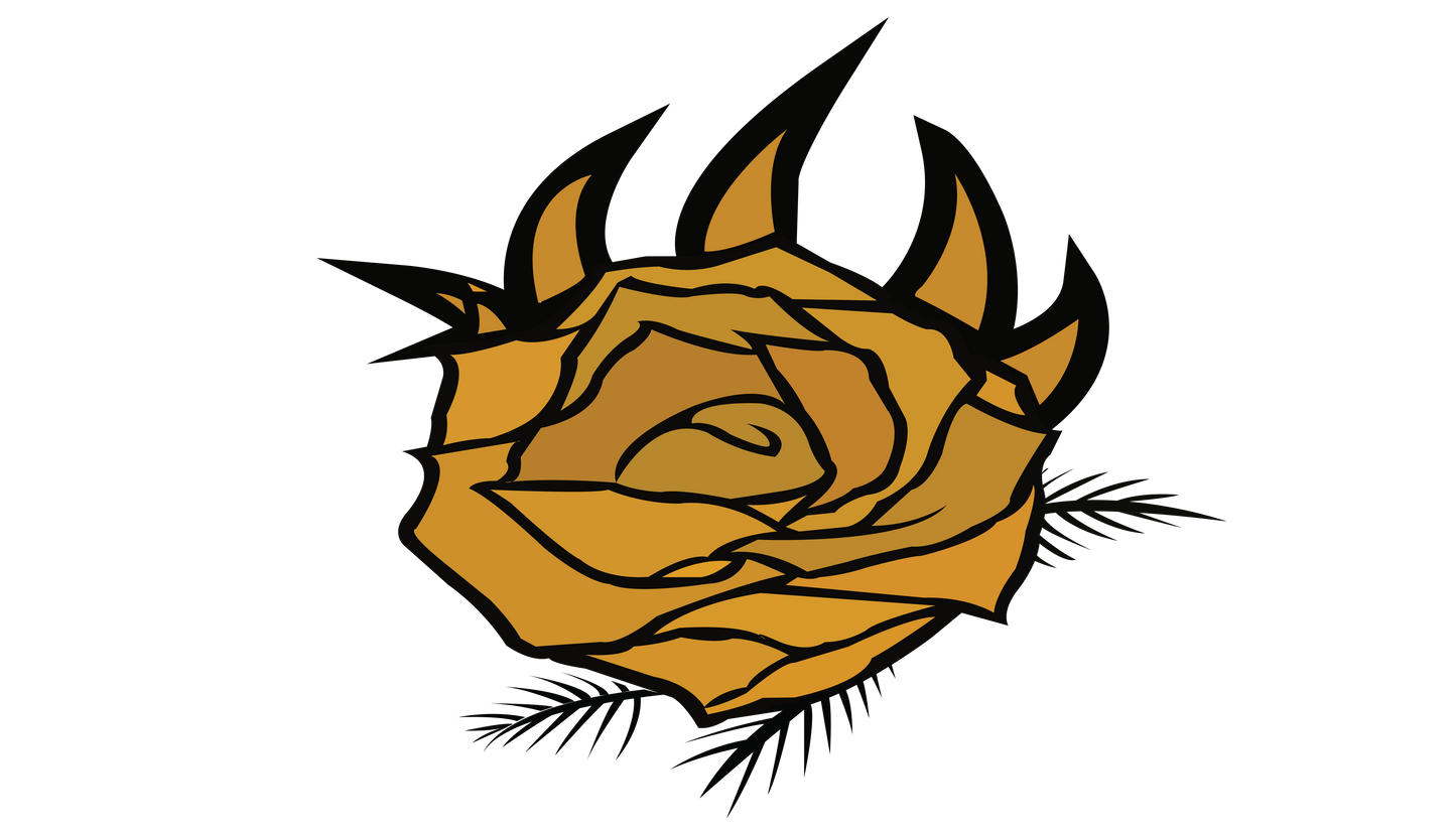 Golden Black Flower design for custom printing on t-shirts and apparel