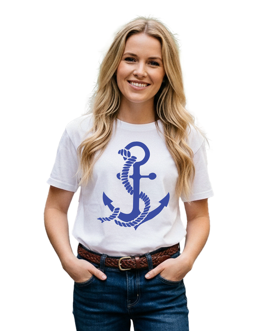 Anchor Ship Design T Shirt