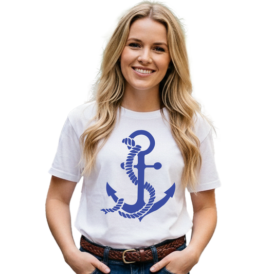 Maritime Anchor Nautical Graphic T-Shirt