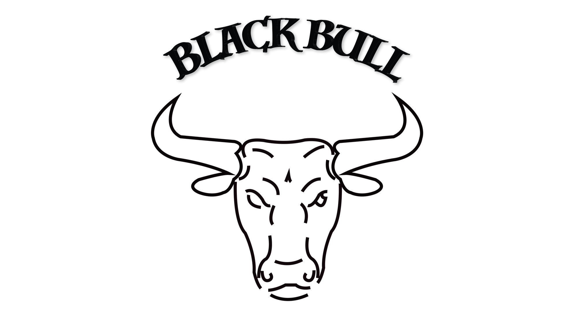  Bull design for custom printing on t-shirts and apparel