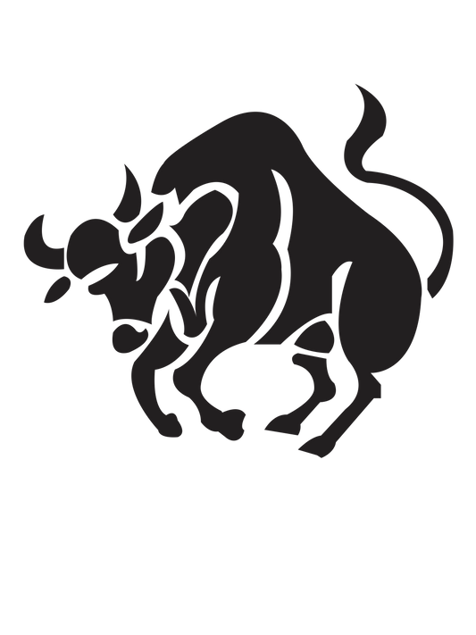 Bull Zodiac Sign for custom printing on t-shirts and apparel