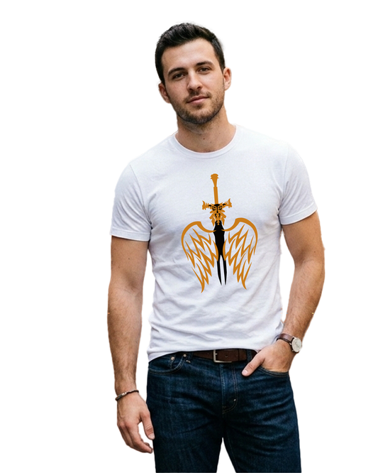 Skull Wings Design T Shirt