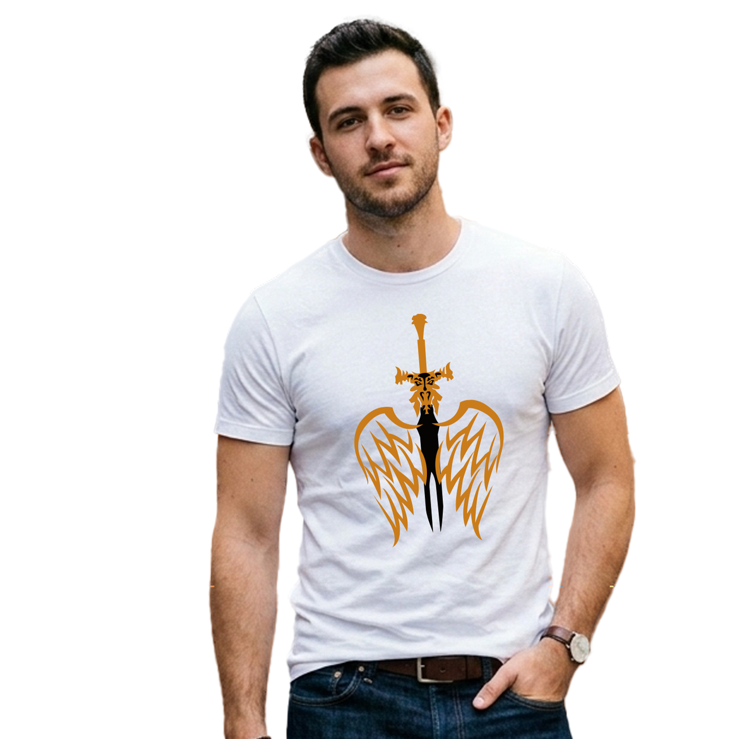 Skull Wings Freedom Graphic T-Shirt