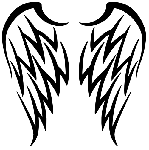  Skull Wings design for custom printing on t-shirts and apparel