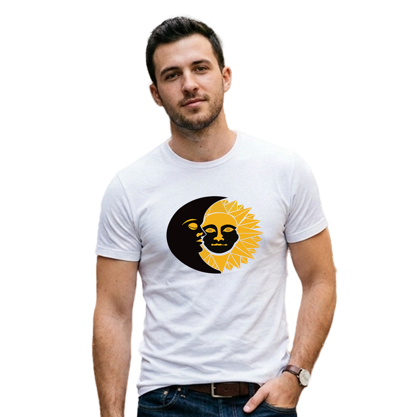 Sun & Moon Harmony Graphic T-Shirt