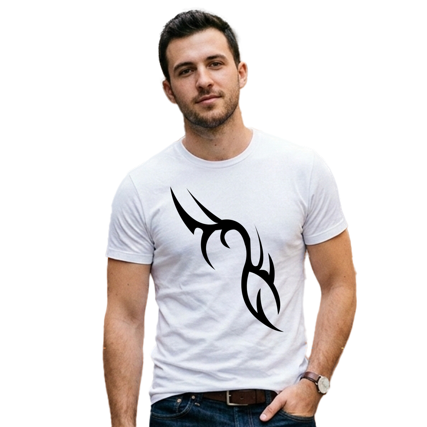 Tribal Tattoo Graphic T-Shirt